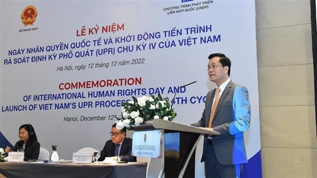 Event marks International Human Rights Day, launches new cycle of UPR hinh anh 1