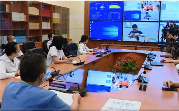 Telemedicine helps improve healthcare quality of grassroots medical facilities hinh anh 1