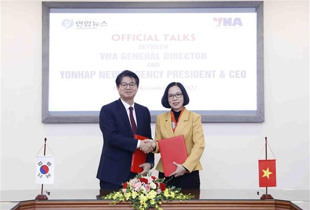 Vietnam News Agency, Yonhap promote cooperation hinh anh 1