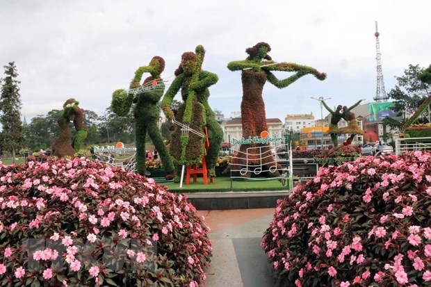 Da Lat flower space, int’l flower expo open hinh anh 1
