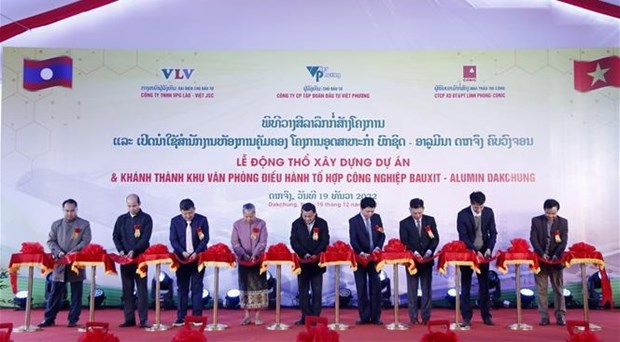 Work starts on Vietnam’s biggest project in Lao province hinh anh 1