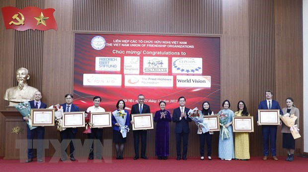 Seven NGOs awarded PM’s certificates of merit for contributions to Vietnam’s development hinh anh 1