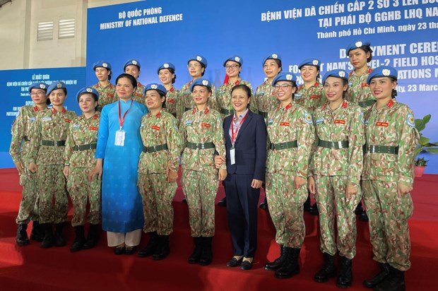 Vietnamese personnel at UN peacekeeping missions leave good impression hinh anh 2