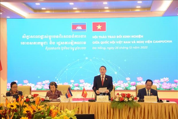 Vietnamese, Cambodian legislatures look to step up cooperation hinh anh 1
