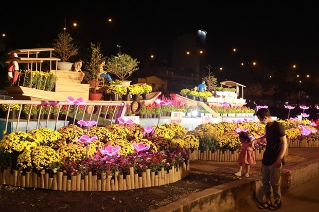 HCM City to host floating flower festival to celebrate Tet hinh anh 1