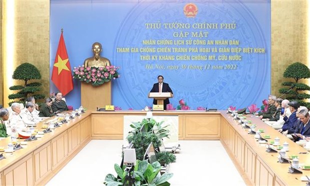 PM hosts historical witnesses from People’s Public Security force hinh anh 2