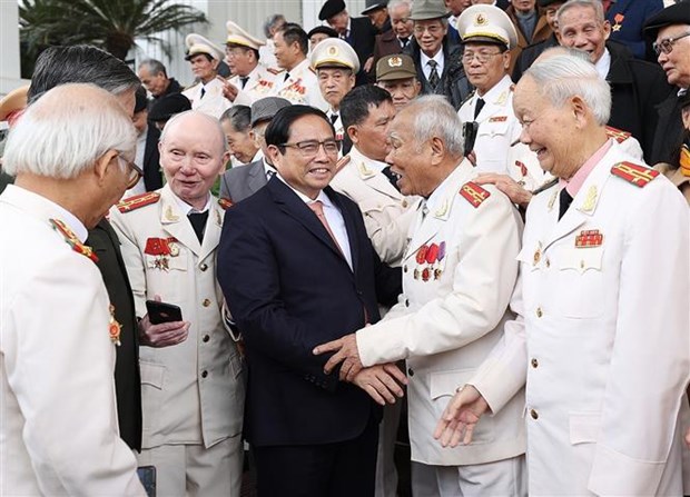 PM hosts historical witnesses from People’s Public Security force hinh anh 1