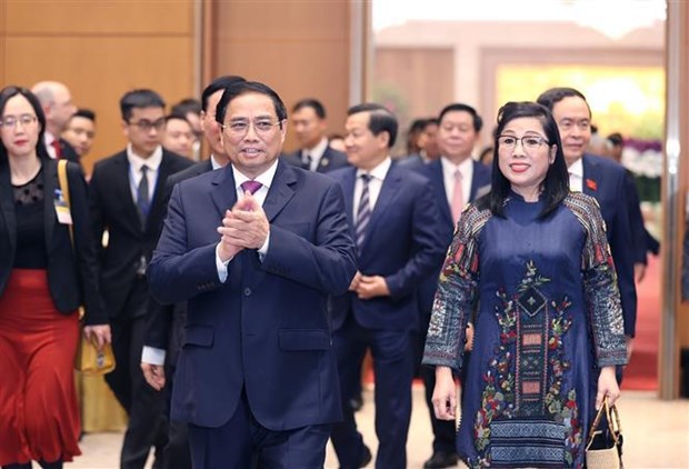 Prime Minister hosts Tet banquet in honour of diplomatic corps hinh anh 1