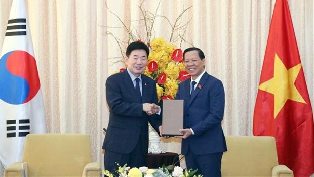RoK parliament speaker hails HCM City’s contribution to Vietnam-RoK ties hinh anh 1
