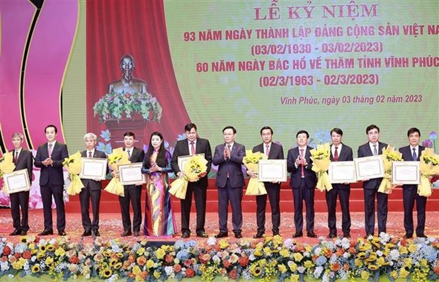 NA Chairman attends ceremony marking 60 years since Uncle Ho's visit to Vinh Phuc hinh anh 2