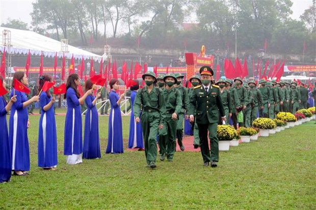 New recruits sent off in ceremonies for military service hinh anh 3