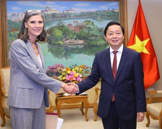 Deputy PM receives UNDP, USAID officials hinh anh 1