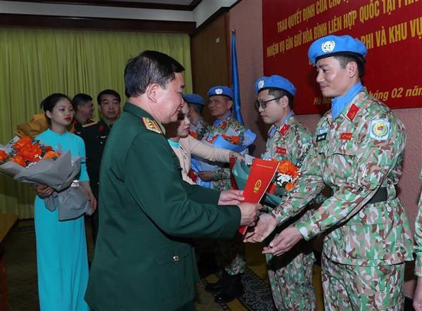 Additional Vietnamese peacekeepers sent to UN missions hinh anh 2