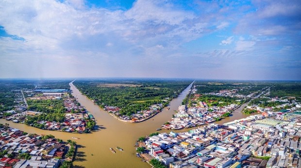 Efforts exerted to increase climate change adaptability of Mekong Delta urban systems hinh anh 1