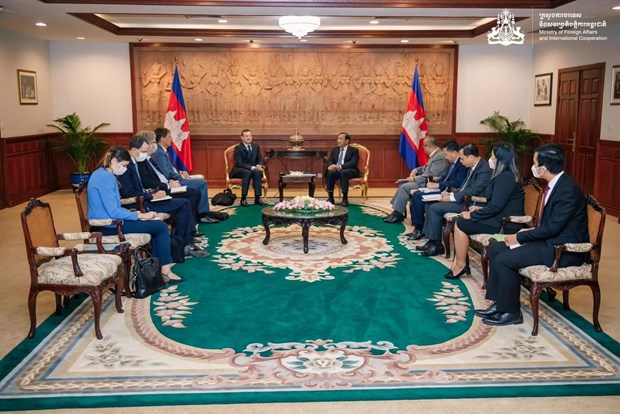 Cambodia, France promote bilateral collaboration in all fields hinh anh 1