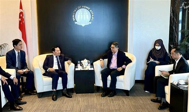 Security cooperation contributes to Vietnam - Singapore ties: official hinh anh 1
