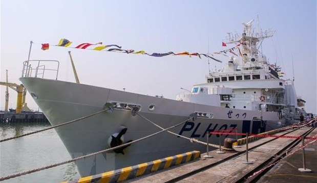 Japan Coast Guard patrol ship visits Da Nang hinh anh 1