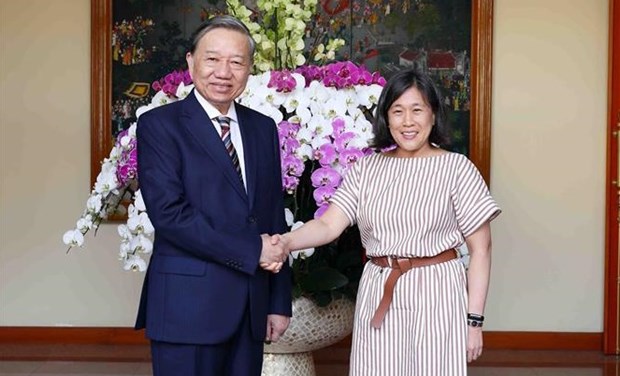 Public Security Minister receives US Trade Representative hinh anh 1