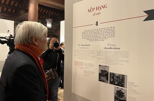 Exhibition showcases preservation of Van Mieu Temple of Literature from 1898-1954 hinh anh 1