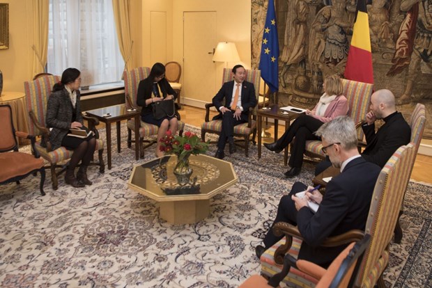 Belgian lower house leader affirms support for collaboration with Vietnam hinh anh 1