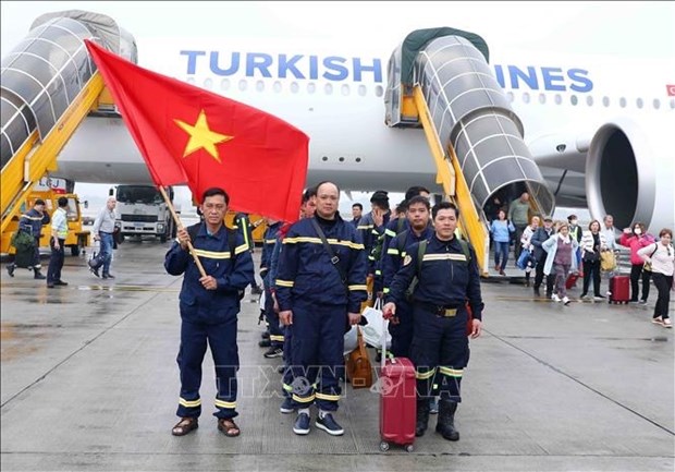 Public Security Ministry’s search-and-rescue team returns from Turkey hinh anh 1