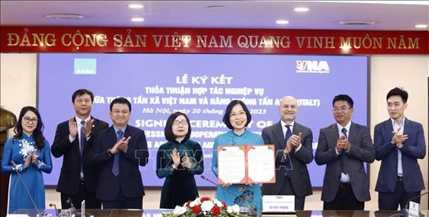 VNA, ANSA contribute to Vietnam-Italy relations through information bridge hinh anh 1