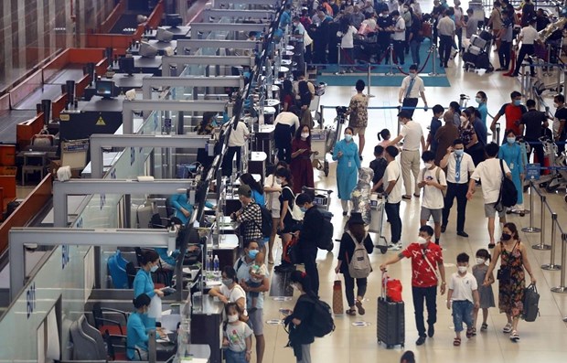 Number of flights, passengers rises sharply in two months hinh anh 1