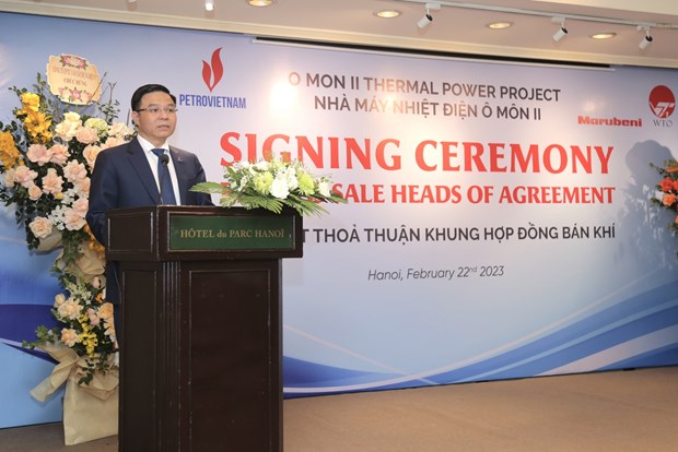 Gas sale heads of agreement signed for O Mon II Thermal Power Project hinh anh 2