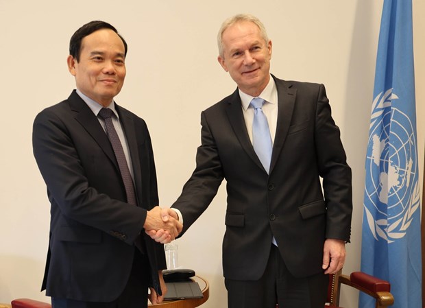 Deputy PM meets leaders of int’l organisations, foreign officials in Geneva hinh anh 1