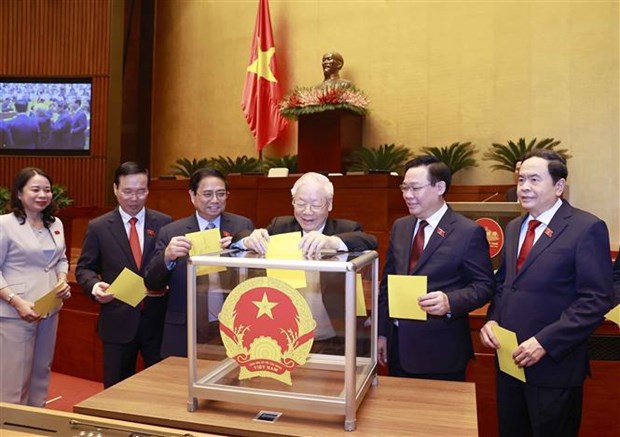 National Assembly elects Vo Van Thuong as State President hinh anh 2