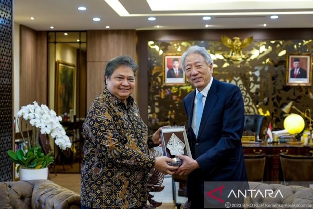Indonesia strengthens cooperation in digital economy with Singapore hinh anh 1