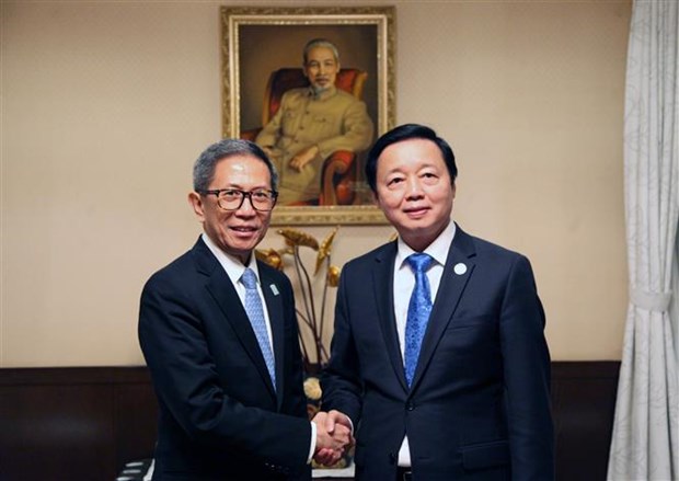 Deputy PM meets Philippine Secretary of Energy in Tokyo hinh anh 1