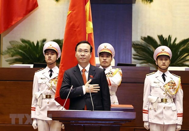 Foreign leaders offer congratulations to new President of Vietnam hinh anh 1