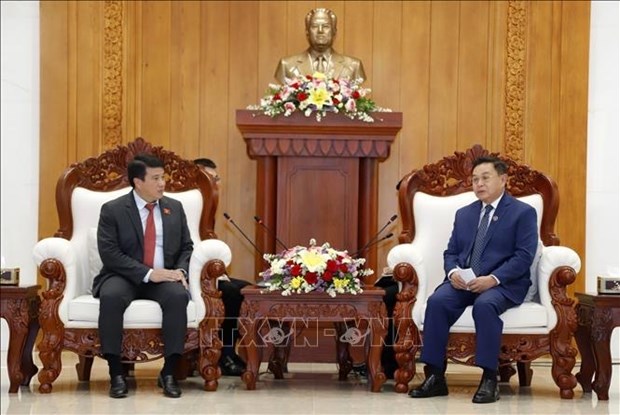 Lao leaders highly value cooperation between agencies of Lao, Vietnamese NAs hinh anh 1