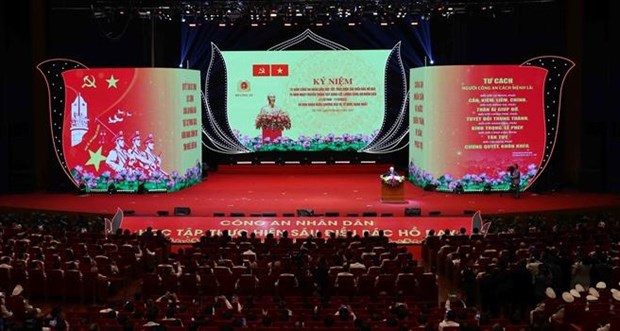 Ceremony marks 75 years of public security force’s implementation of President Ho Chi Minh’s teachings hinh anh 1