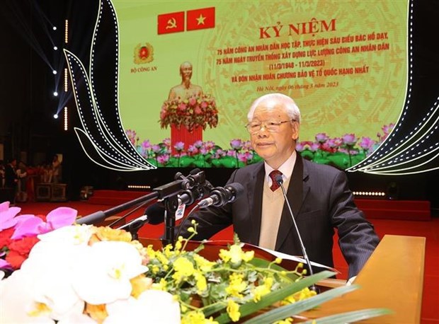 Ceremony marks 75 years of public security force’s implementation of President Ho Chi Minh’s teachings hinh anh 2