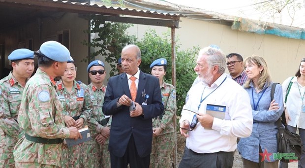 UN Under-Secretary-General visits Vietnam's engineering unit in Abyei hinh anh 1