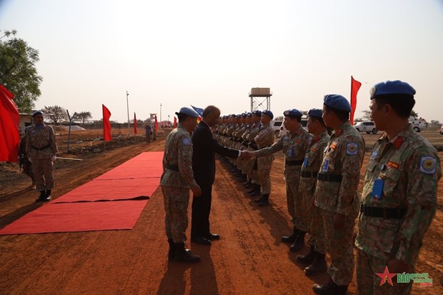 UN Under-Secretary-General visits Vietnam's engineering unit in Abyei hinh anh 2