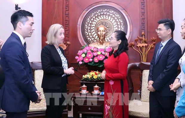 Relations between HCM City, US flourishing: official hinh anh 1