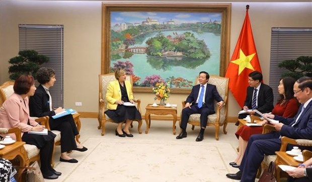 Deputy Prime Minister receives UNICEF Representative in Vietnam hinh anh 1