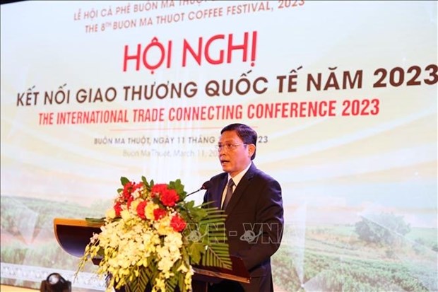 Conference promotes coffee trade in Dak Lak hinh anh 1