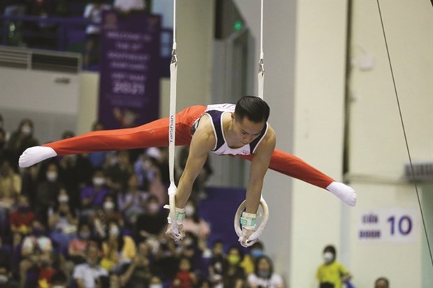 Vietnamese gymnasts to aim high at the 32nd SEA Games hinh anh 1
