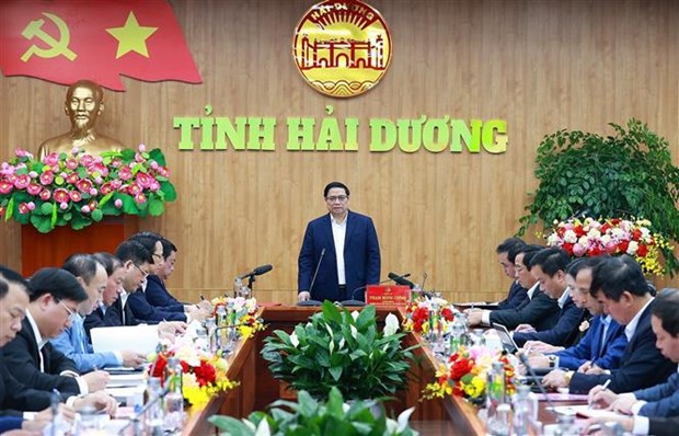 PM suggests Hai Duong focus on green growth on several pillars hinh anh 1
