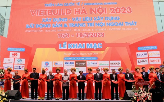 Vietbuild 2023 underway in Hanoi hinh anh 1