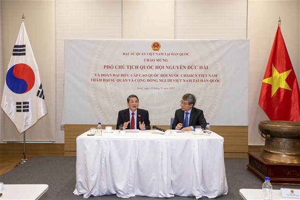 NA Vice Chairman Nguyen Duc Hai pays official visit to RoK hinh anh 1