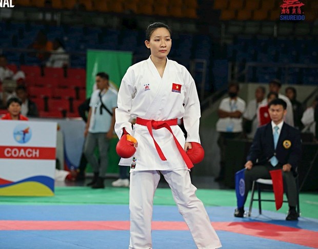 Vietnam tops Southeast Asian Karate Championships hinh anh 1