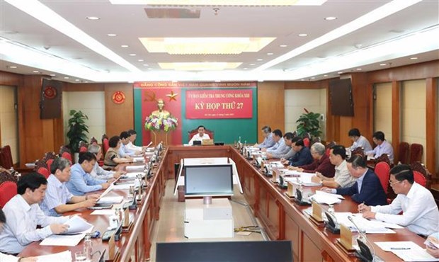 Party Central Committee's Inspection Commission convenes 27th meeting hinh anh 1