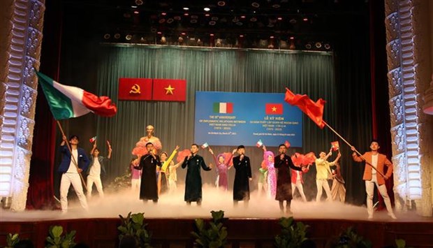 50th anniversary of Vietnam-Italy diplomatic ties celebrated in HCM City hinh anh 1
