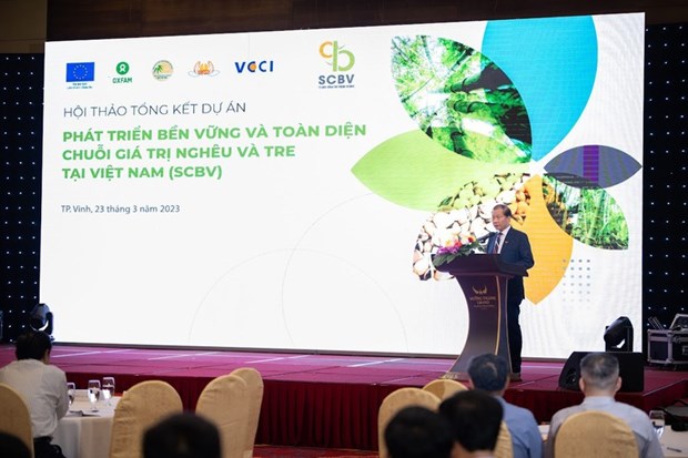 EU-funded project promotes sustainable clam, bamboo value chain in Vietnam hinh anh 2