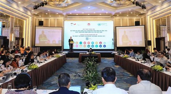 Vietnam gathers opinions on building voluntary national review on SDGs hinh anh 1